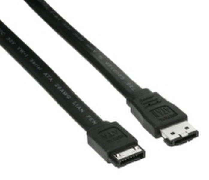 InLine 27515 1.5m eSATA SATA Black SATA cable