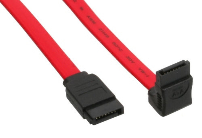 InLine 27701W 0.15м SATA SATA Красный кабель SATA