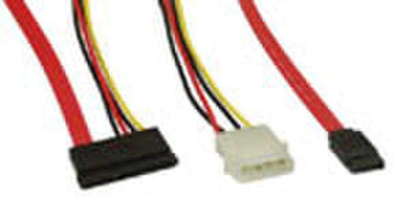 InLine 29695 0.15m Red SATA cable