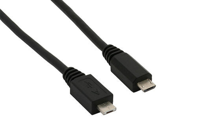 InLine 31620 2м Micro-USB A Micro-USB B Черный кабель USB