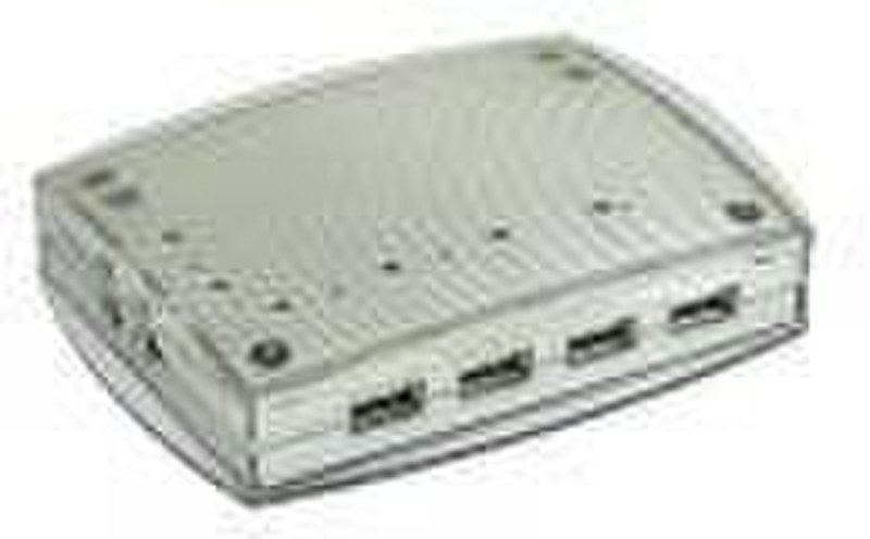 InLine 33294 480Mbit/s Transparent,White interface hub