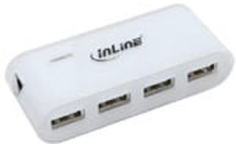 InLine 33294W 480Mbit/s White interface hub