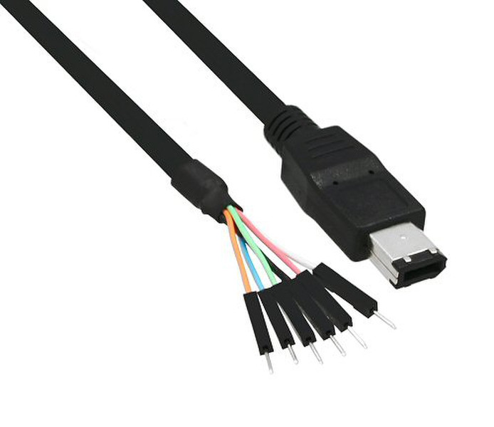 InLine 34440A 0.4m Schwarz Firewire-Kabel