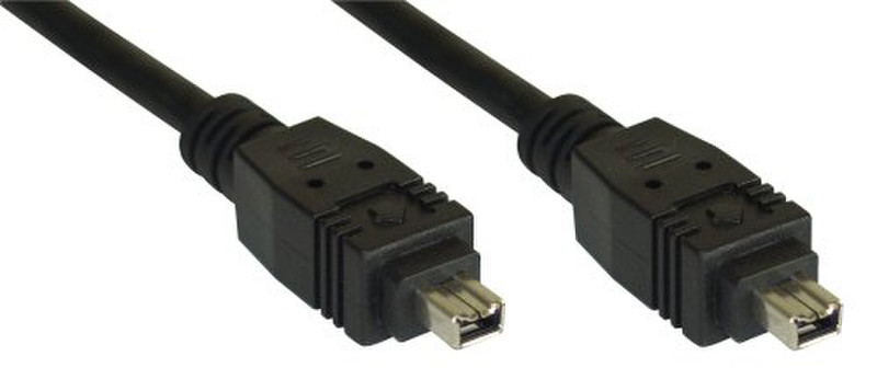 InLine 34442 1.8m Schwarz Firewire-Kabel