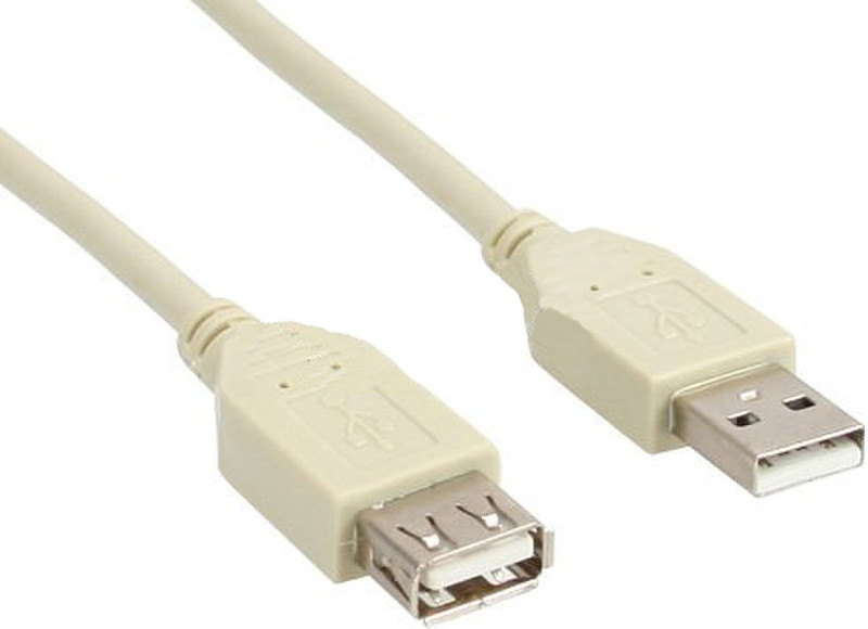 InLine 0.6m USB 2.0 0.6m Beige USB cable