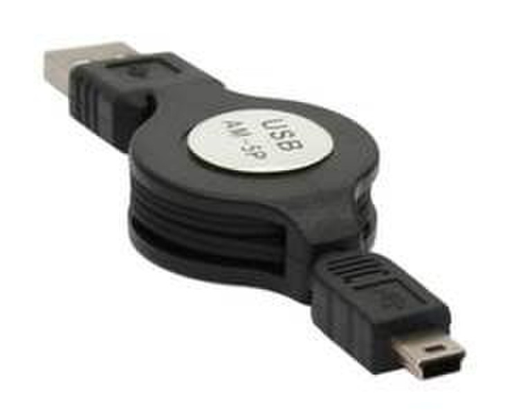 InLine 34708 1.2м Черный кабель USB
