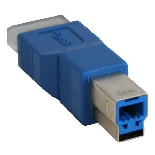 InLine USB 3.0 Adaptor USB 3.0 B USB 3.0 Micro B Синий кабельный разъем/переходник