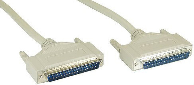 InLine 37372 2m DB37 M DB37 M Beige serial cable