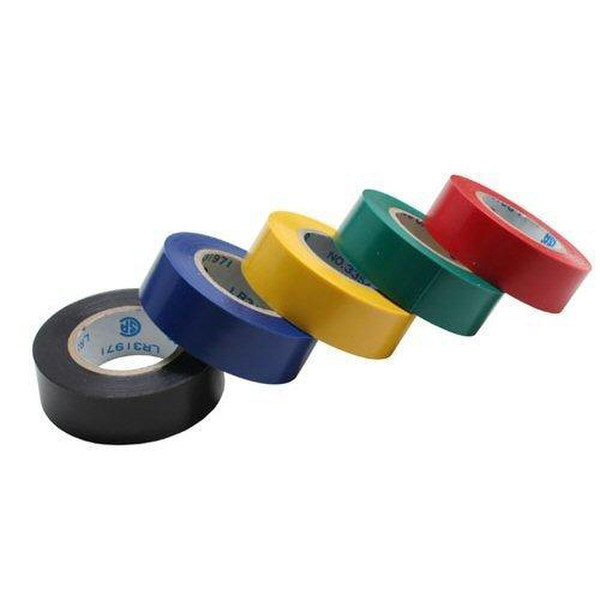 InLine 43039 9m Black,Blue,Green,Red,Yellow stationery/office tape