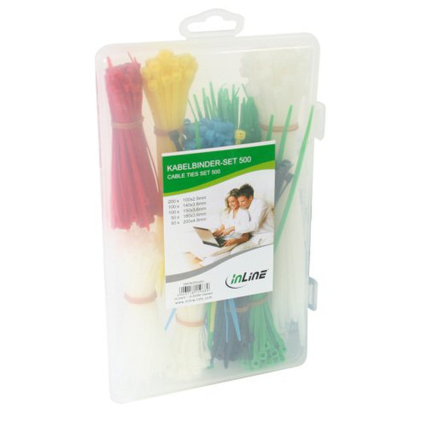 InLine 59978D Green,Red,White,Yellow cable tie