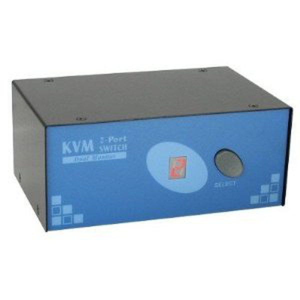 InLine 60622C Schwarz Tastatur/Video/Maus (KVM)-Switch