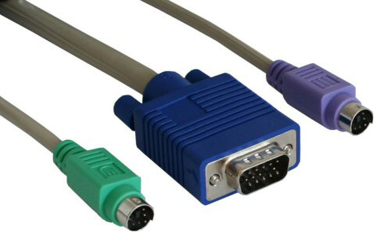 InLine 60688 10m Black KVM cable