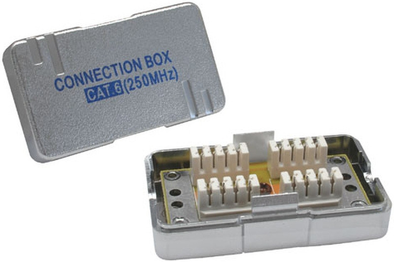 InLine Cat.6 LSA Silver electrical box