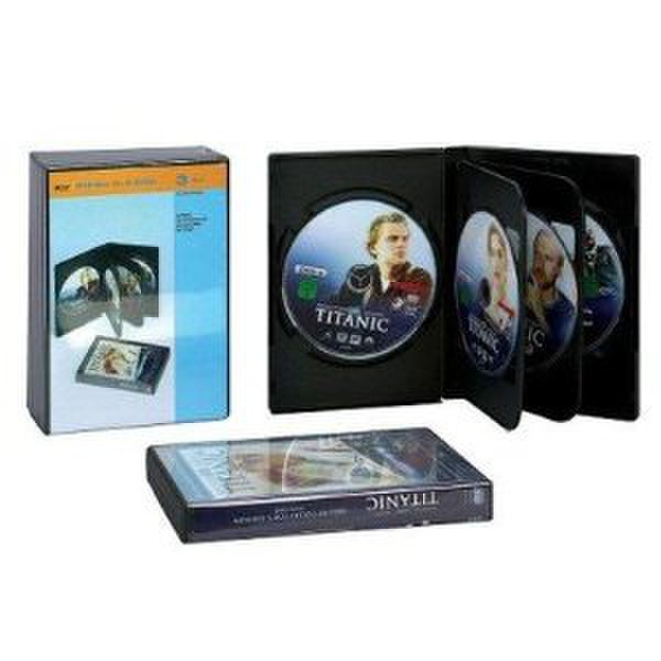 Beco DVD library boxes 6discs Black