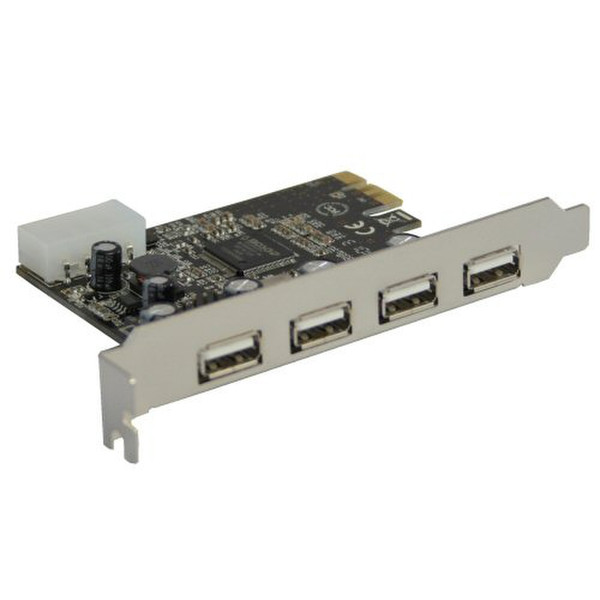 InLine 76665B USB 2.0 Schnittstellenkarte/Adapter