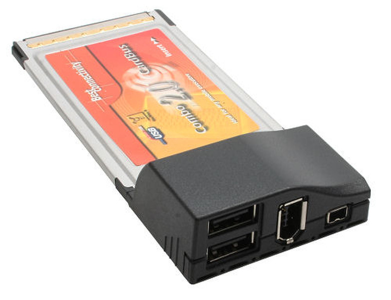 InLine 76679B USB 2.0 Schnittstellenkarte/Adapter