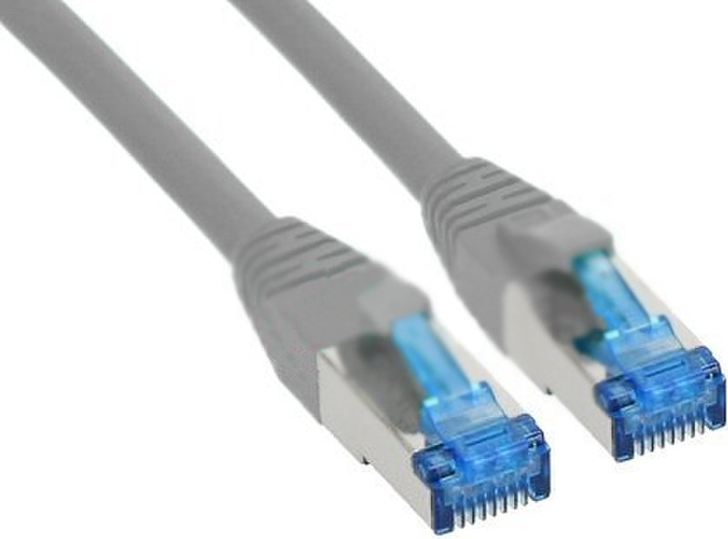 InLine 1m Cat.6(A) S-STP/PiMF 1m Grey networking cable