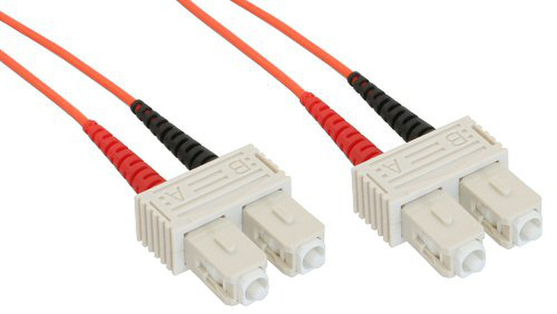 InLine 83610 10м SC SC Оранжевый оптиковолоконный кабель