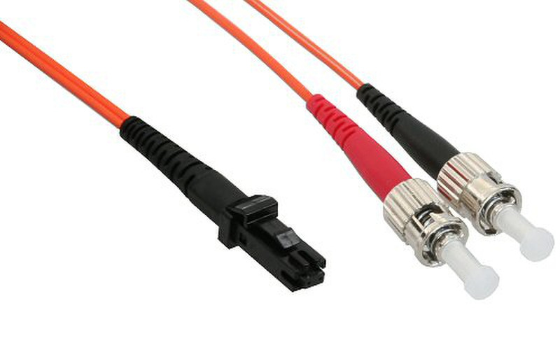 InLine 87352 2m ST Orange fiber optic cable