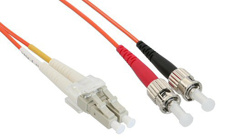 InLine 88501 1m LC ST Orange fiber optic cable