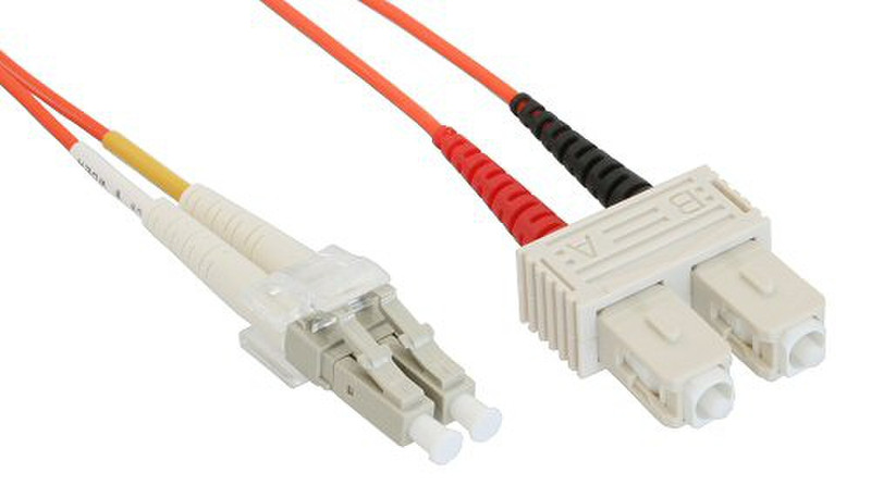 InLine 25m LC/SC 50/125µm 25м Оранжевый оптиковолоконный кабель