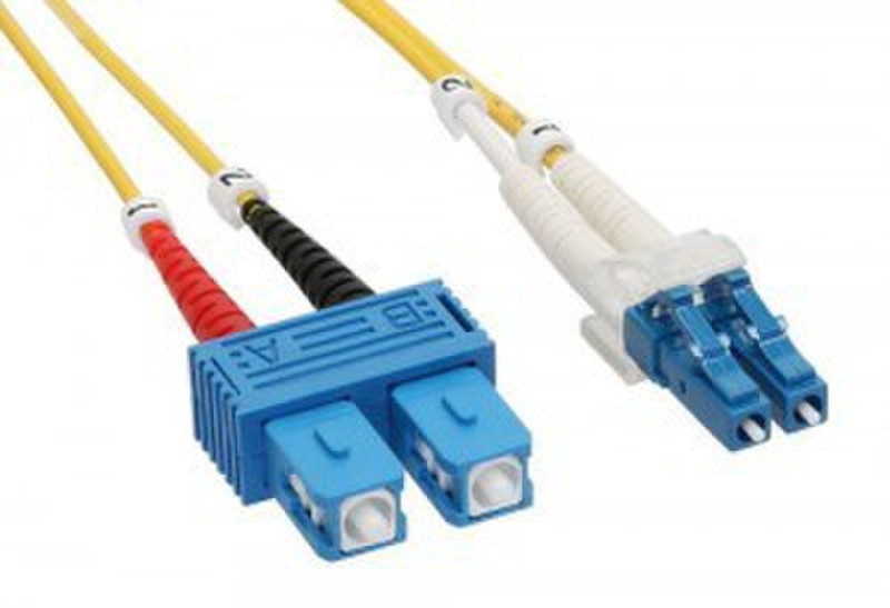 InLine 88656D Yellow fiber optic cable