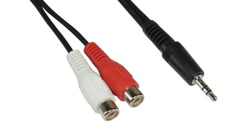 InLine 89941 2m 3.5mm Black audio cable