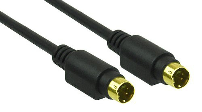 InLine 89950G 2m S-Video (4-pin) S-Video (4-pin) Black S-video cable