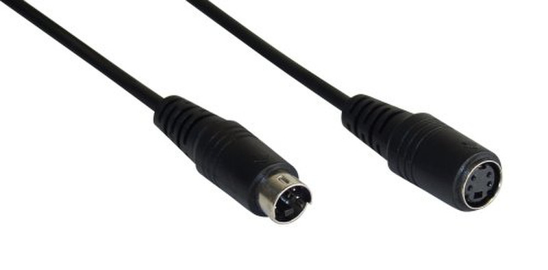 InLine 89952 2m S-Video (4-pin) S-Video (4-pin) Black S-video cable