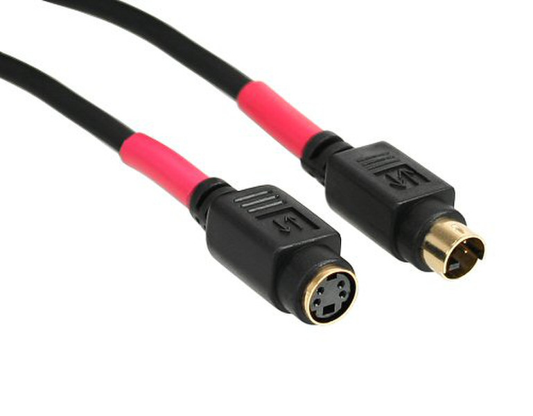 InLine 89956G 10m S-Video (4-pin) S-Video (4-pin) Black S-video cable