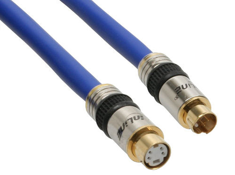 InLine 89958P 5m S-Video (4-pin) S-Video (4-pin) Blue S-video cable