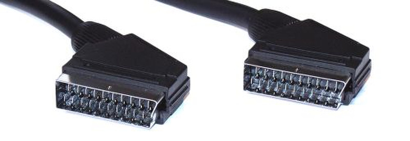 InLine 89972 2m Black SCART cable