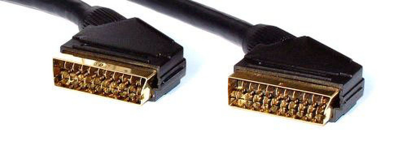 InLine 89972P 2m Black SCART cable