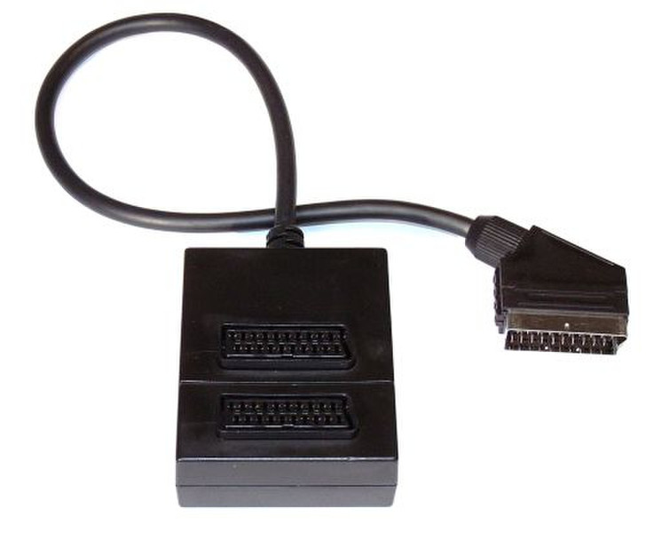 InLine 89977 SCART SCART Black cable interface/gender adapter