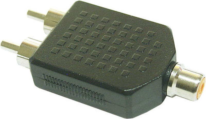 InLine 99311 RCA 2xRCA Schwarz Kabelschnittstellen-/adapter