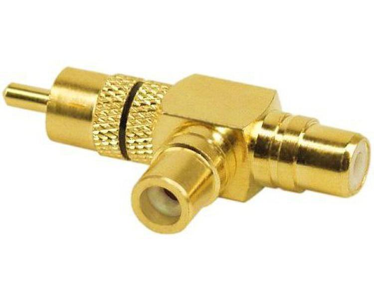 InLine 99312 RCA 2xRCA Gold cable interface/gender adapter