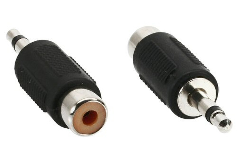 InLine 99326 3.5mm RCA Черный кабельный разъем/переходник