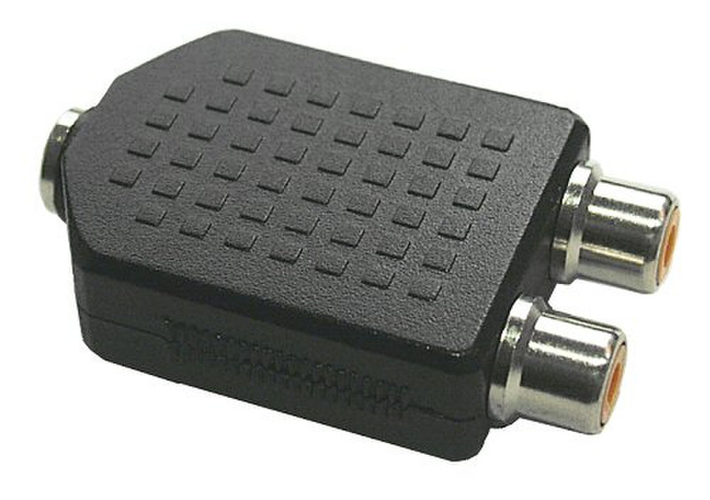 InLine 99327 RCA 2xRCA Schwarz Kabelschnittstellen-/adapter