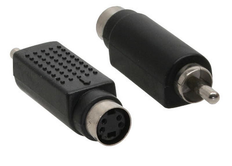 InLine 99402 S-VHS 4-pin Черный кабельный разъем/переходник