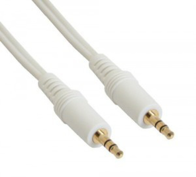 InLine 99930W 1.2м 3.5mm 3.5mm Белый аудио кабель