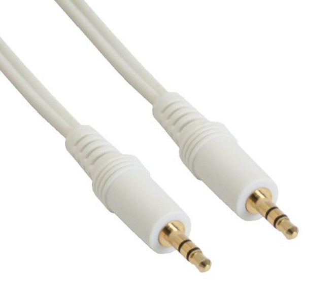 InLine 99932W 1.5m 3.5mm 3.5mm White audio cable