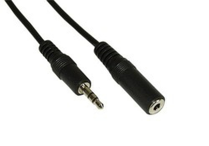 InLine 99937 10m 3.5mm 3.5mm Black audio cable