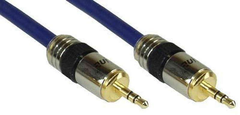 InLine 99950P 10m 3.5mm 3.5mm Blue audio cable