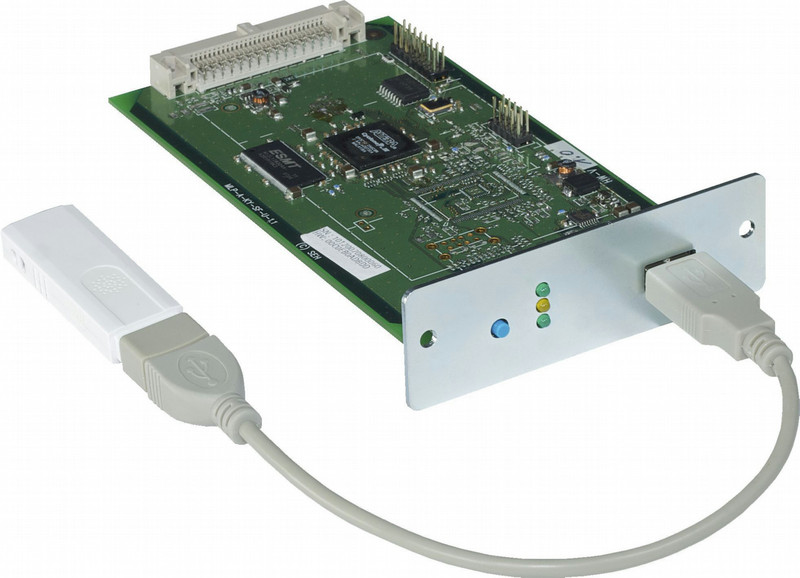 SEH PS159 Внутренний Беспроводная LAN Зеленый, Белый сервер печати