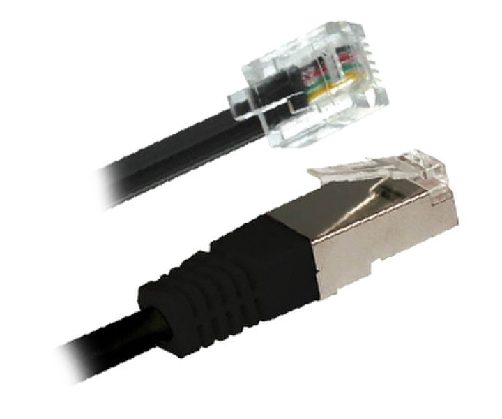 APM 571800 5м Черный телефонный кабель