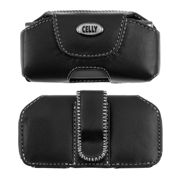 Celly Leather Case Black