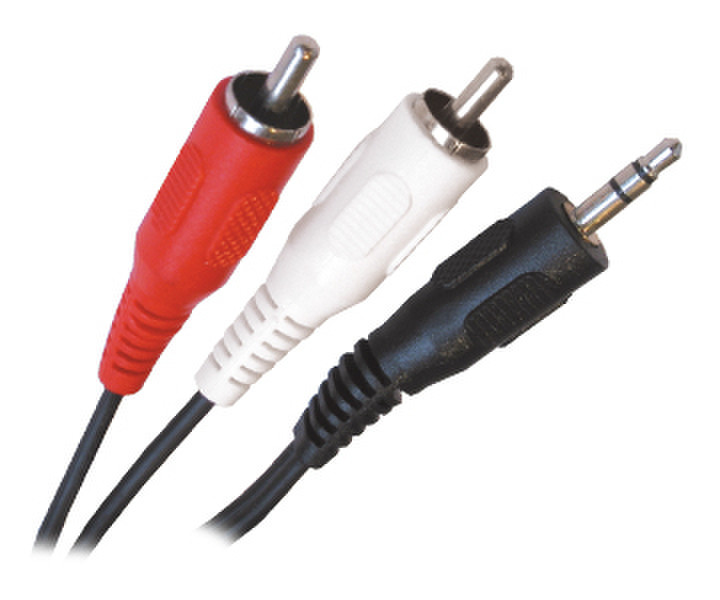 APM 560529 5m Black,Red,White audio cable