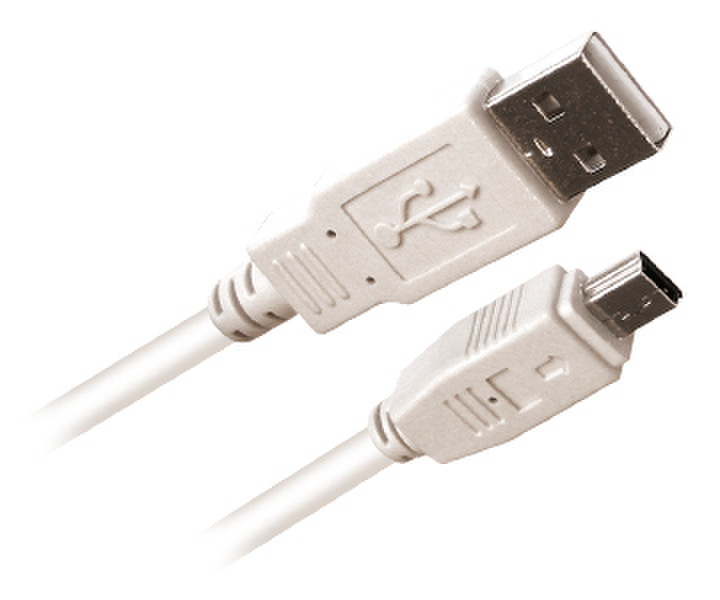 APM 570532 1.8м USB A Mini-USB A Белый кабель USB