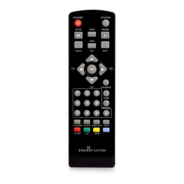 Energy Sistem RA-M3250 T Black remote control