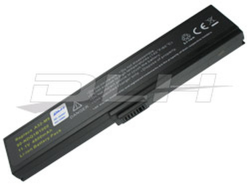 DLH BATTERY LI-ION 11.1V-4800mAh BLACK Lithium-Ion (Li-Ion) 4400mAh 11.1V Wiederaufladbare Batterie